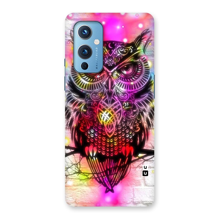 Colourful Owl Back Case for OnePlus 9