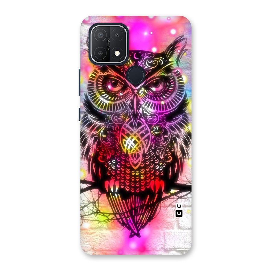Colourful Owl Back Case for Oppo A15s