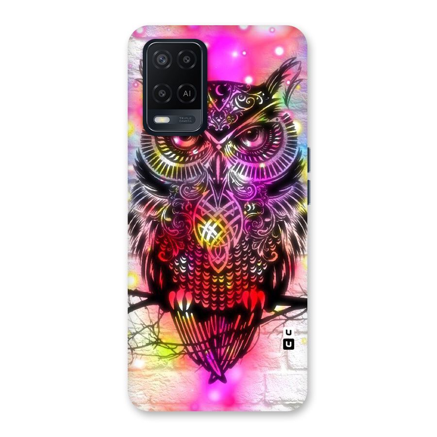Colourful Owl Back Case for Oppo A54