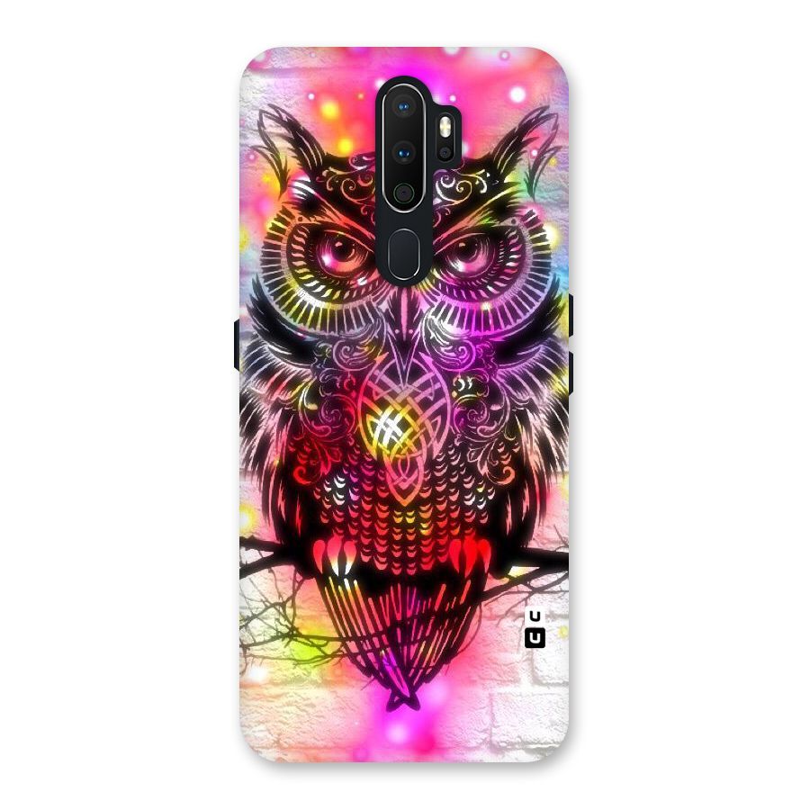 Colourful Owl Back Case for Oppo A5 (2020)