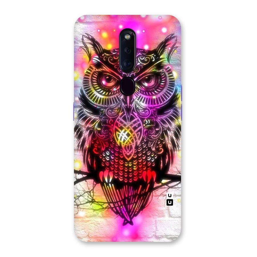 Colourful Owl Back Case for Oppo F11 Pro