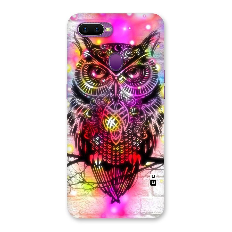 Colourful Owl Back Case for Oppo F9