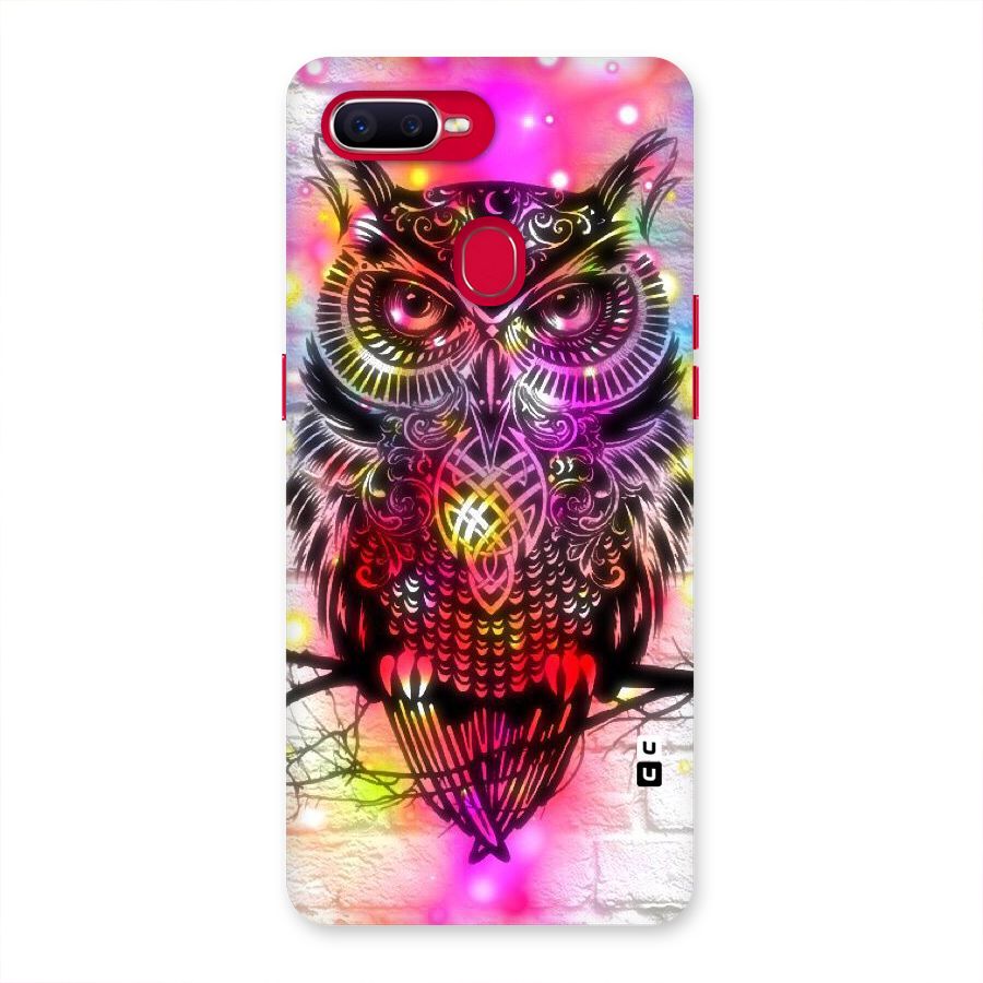 Colourful Owl Back Case for Oppo F9 Pro