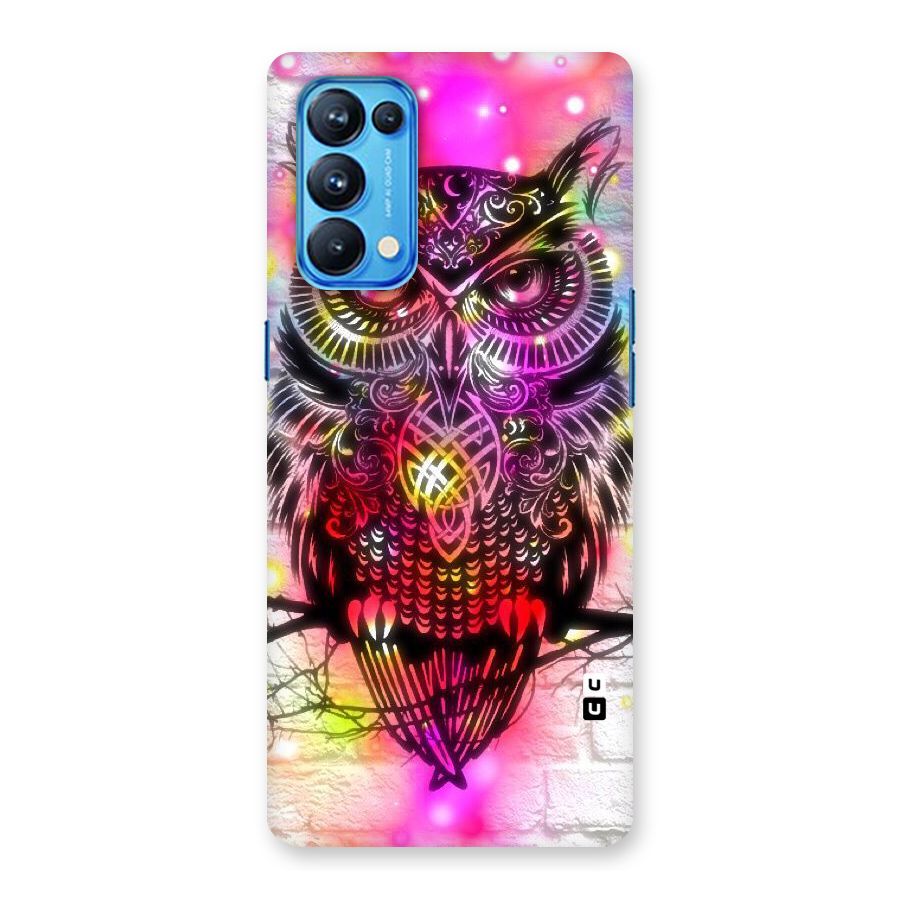 Colourful Owl Back Case for Oppo Reno5 Pro 5G