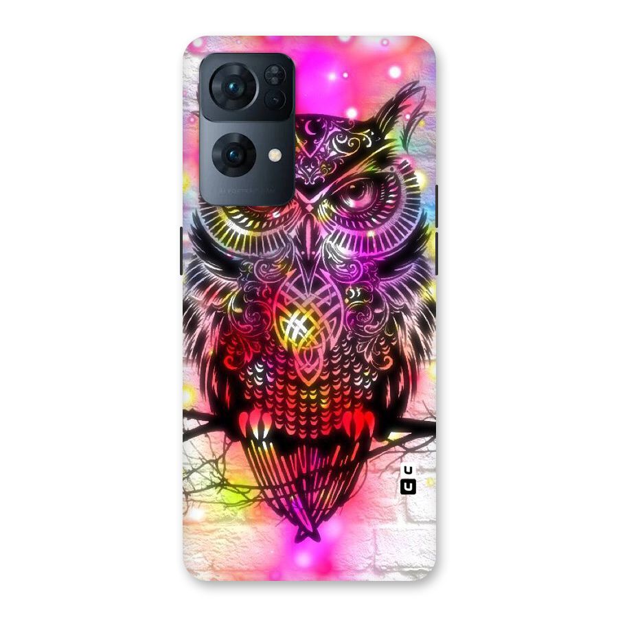 Colourful Owl Back Case for Oppo Reno7 Pro 5G