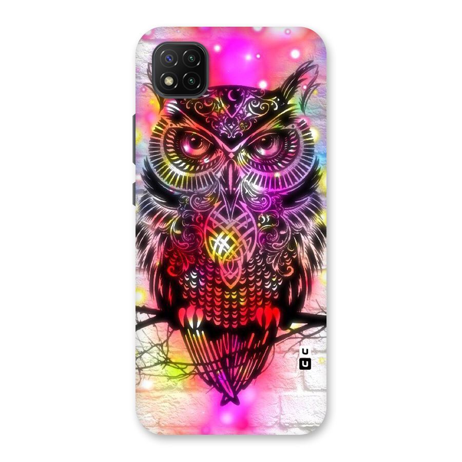 Colourful Owl Back Case for Poco C3