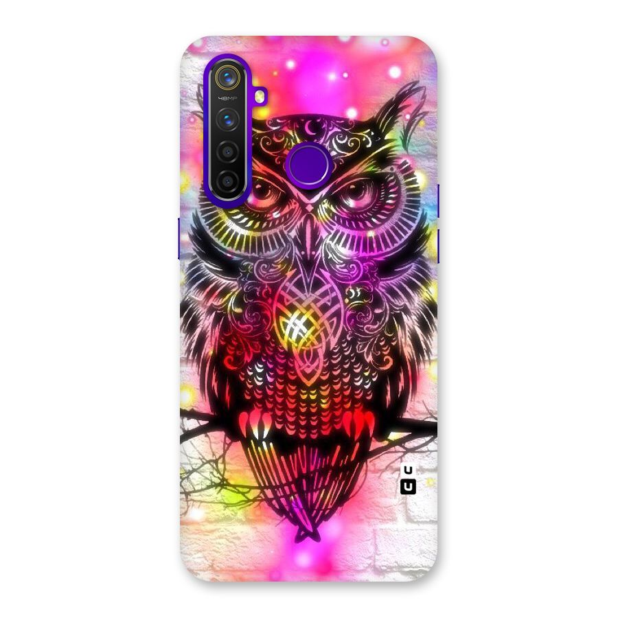 Colourful Owl Back Case for Realme 5 Pro