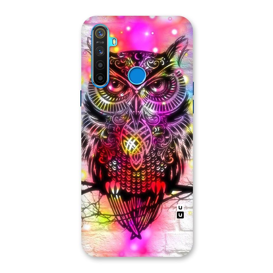 Colourful Owl Back Case for Realme 5s