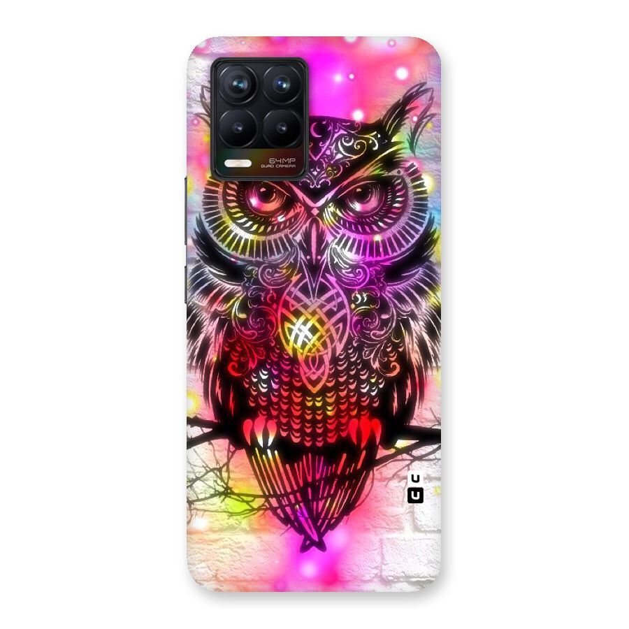 Colourful Owl Back Case for Realme 8