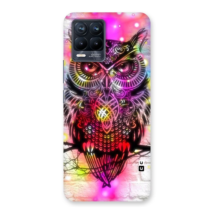 Colourful Owl Back Case for Realme 8 Pro