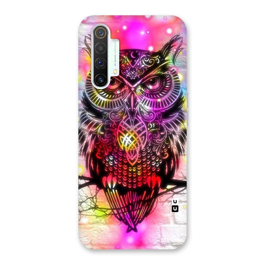 Colourful Owl Back Case for Realme X3 SuperZoom