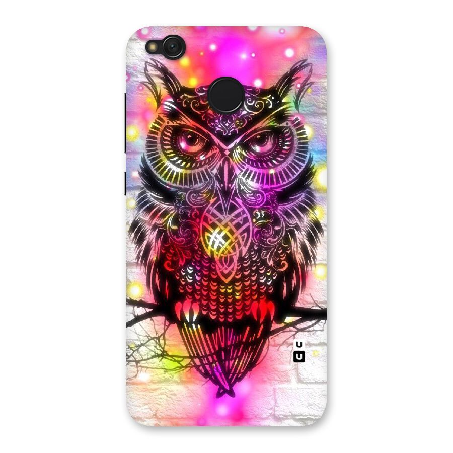 Colourful Owl Back Case for Redmi 4