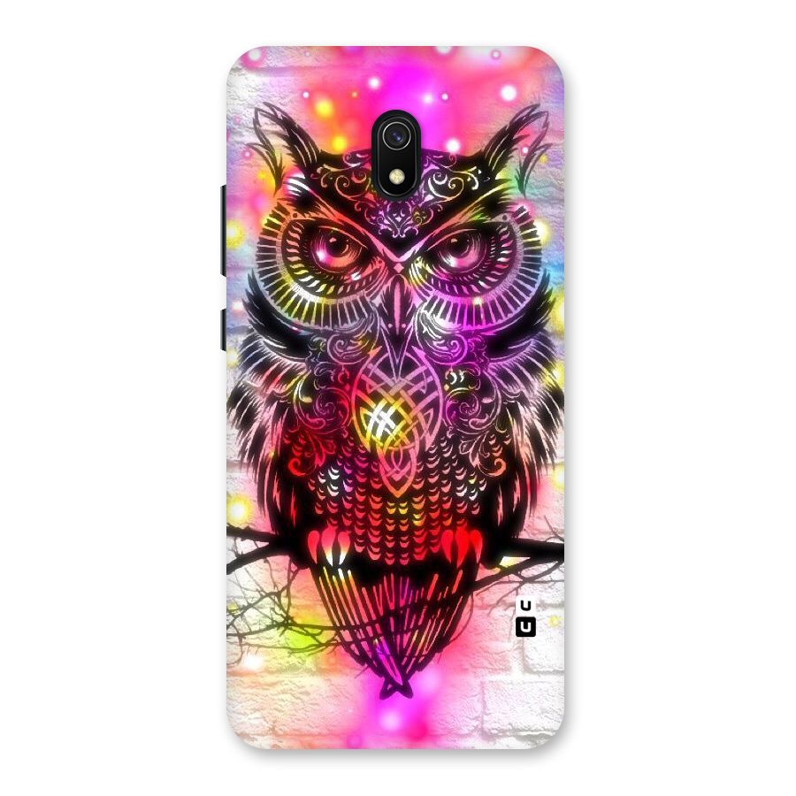 Colourful Owl Back Case for Redmi 8A