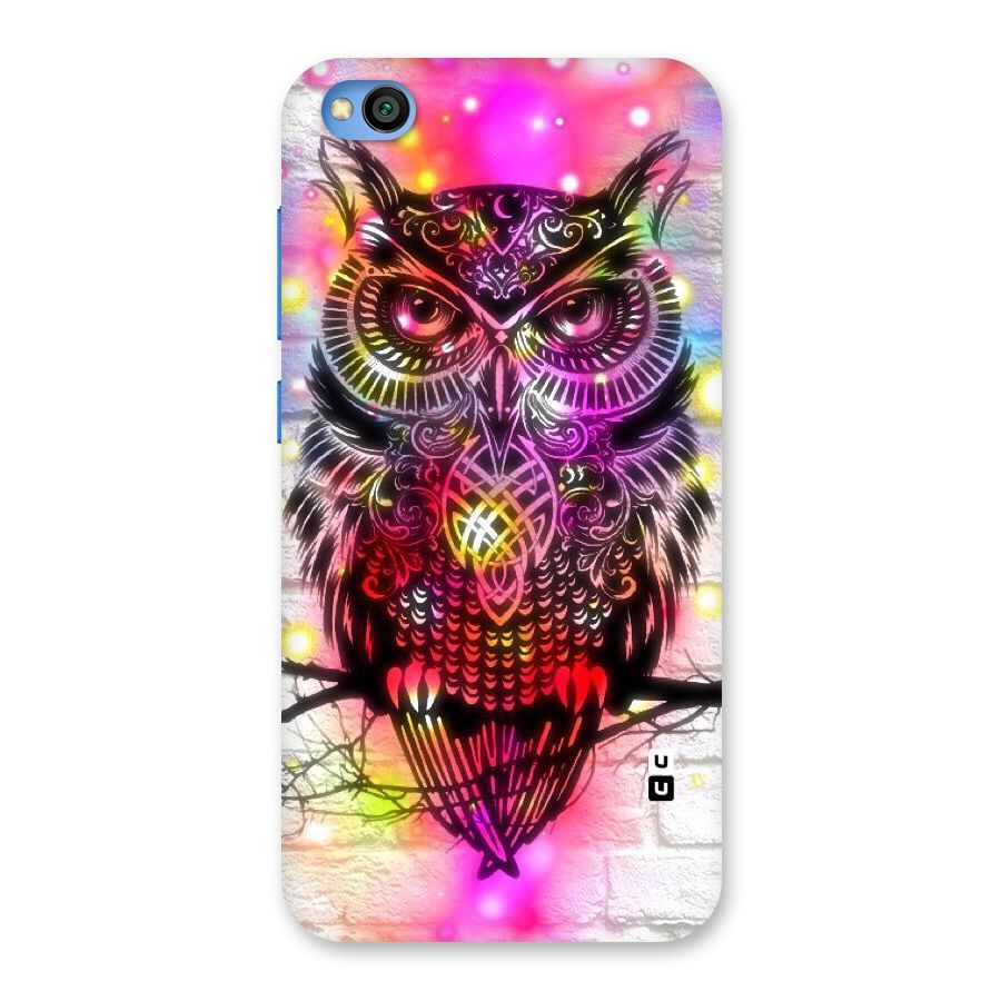 Colourful Owl Back Case for Redmi Go