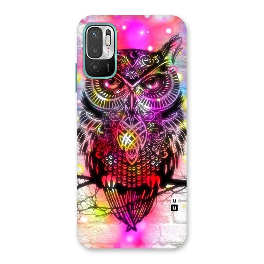 Colourful Owl Back Case for Redmi Note 10T 5G
