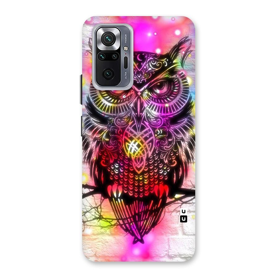 Colourful Owl Back Case for Redmi Note 10 Pro