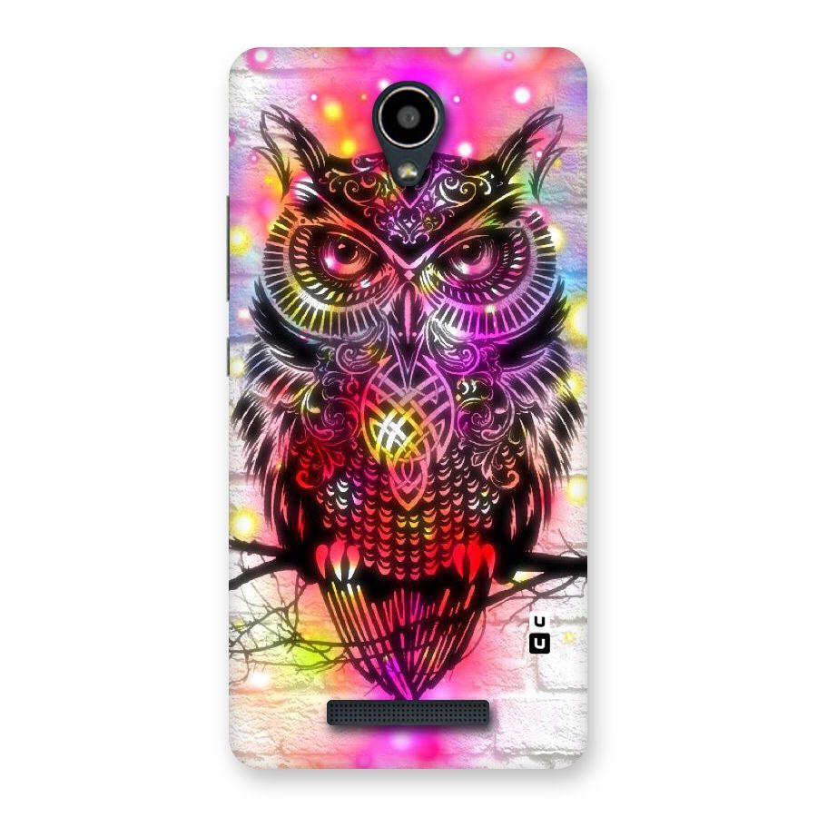 Colourful Owl Back Case for Redmi Note 2