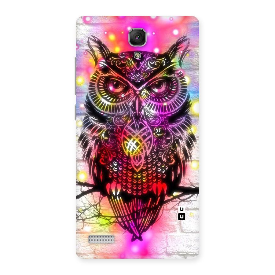 Colourful Owl Back Case for Redmi Note Prime