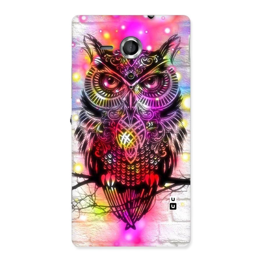 Colourful Owl Back Case for Sony Xperia SP