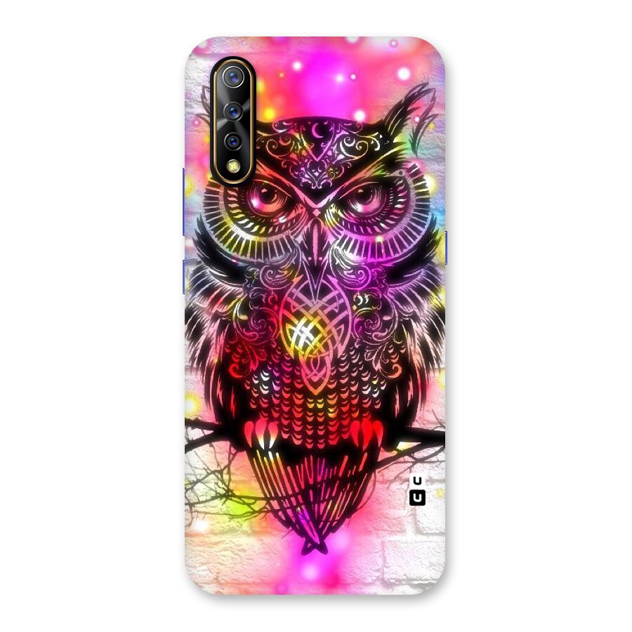 Colourful Owl Back Case for Vivo S1