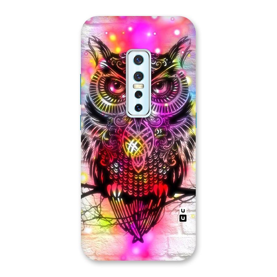 Colourful Owl Back Case for Vivo V17 Pro