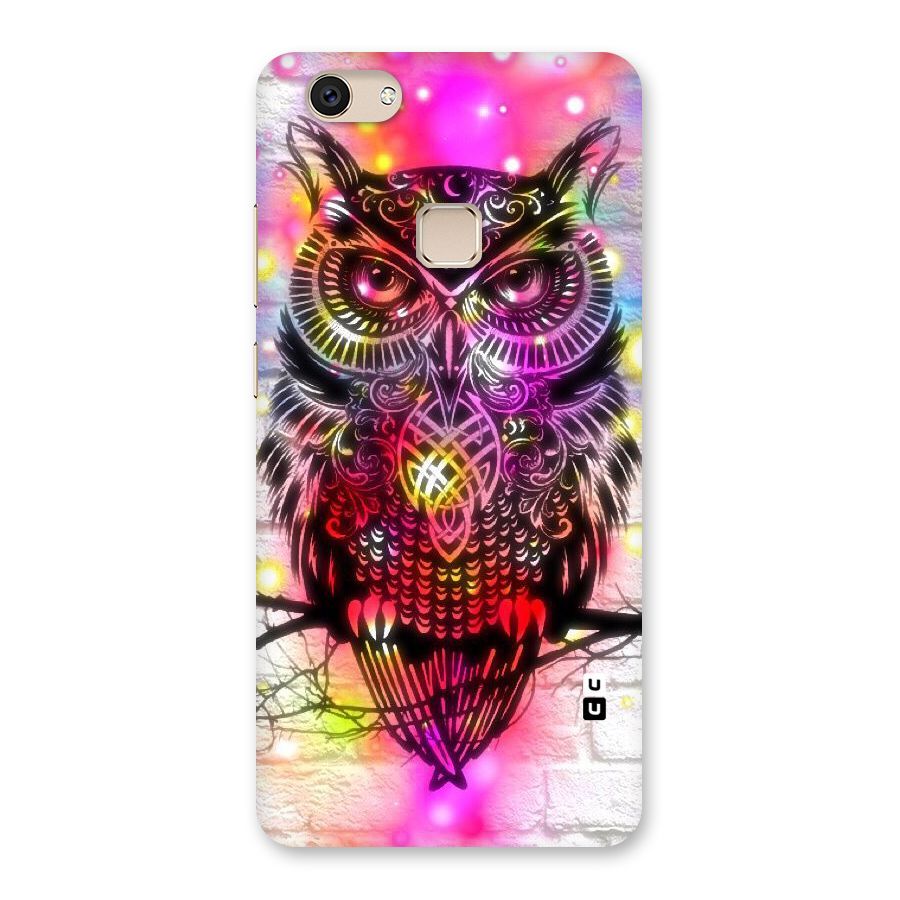 Colourful Owl Back Case for Vivo V7