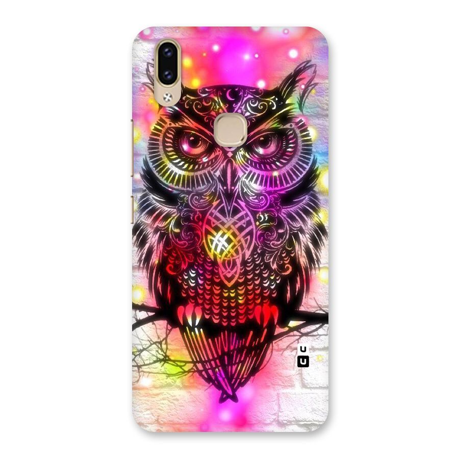 Colourful Owl Back Case for Vivo V9 Youth