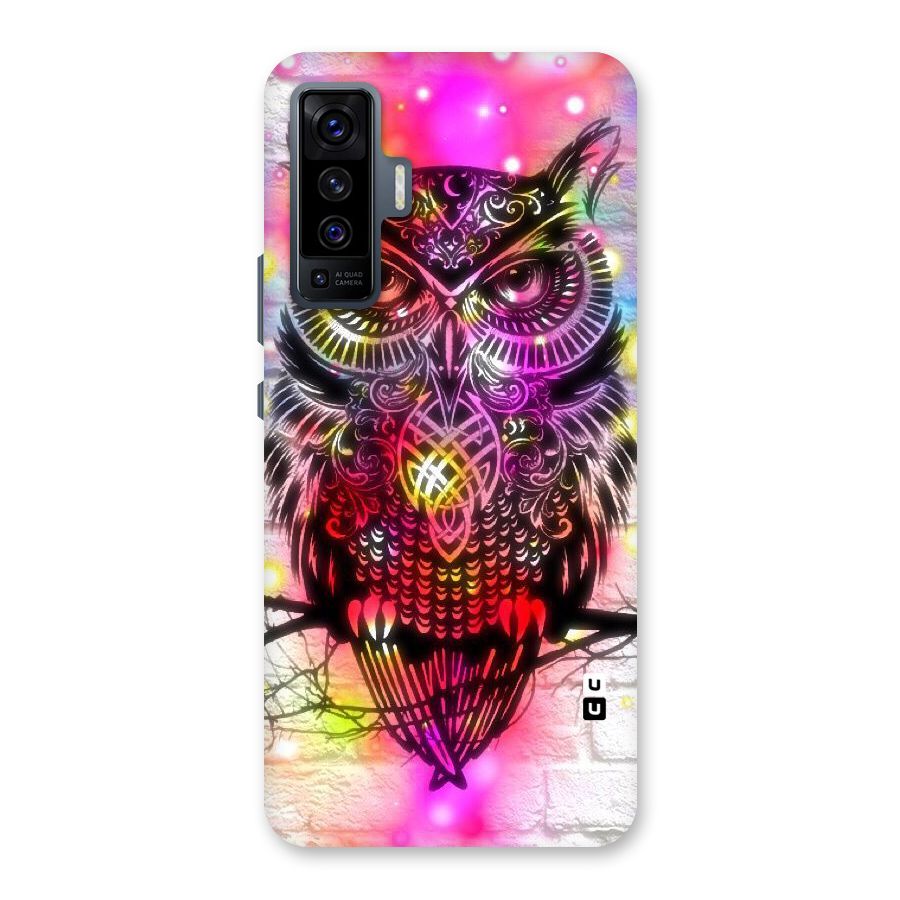 Colourful Owl Back Case for Vivo X50