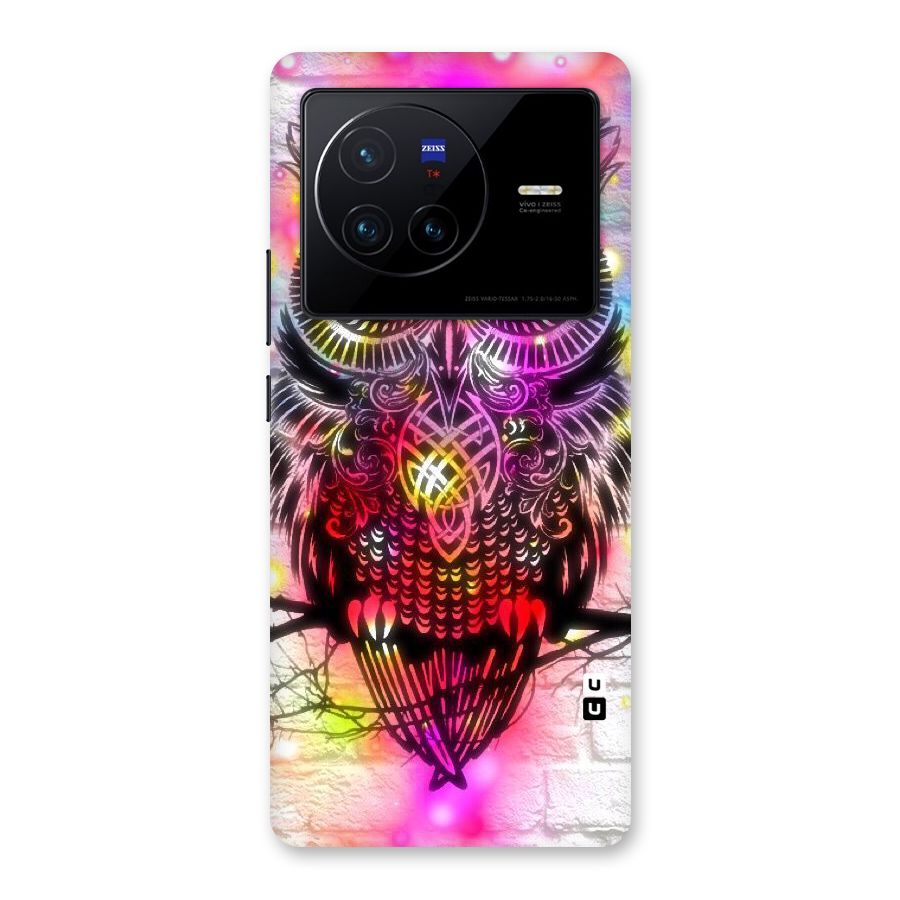 Colourful Owl Back Case for Vivo X80