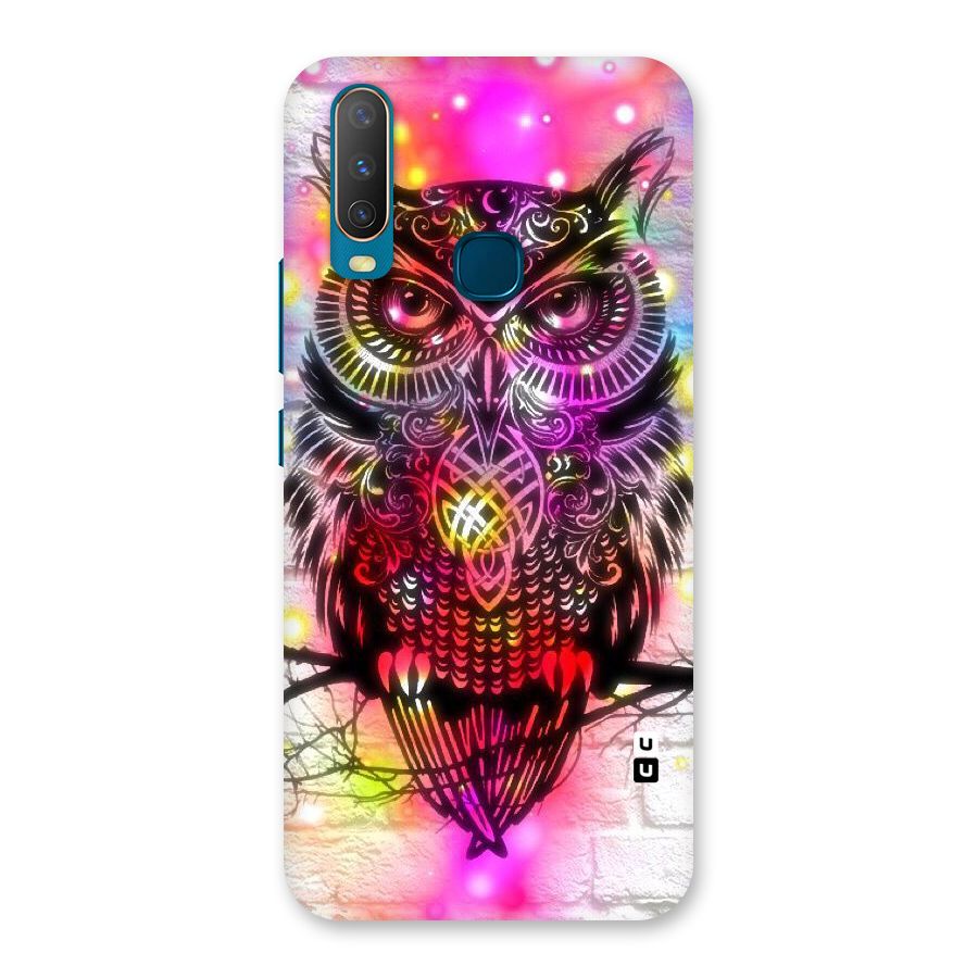 Colourful Owl Back Case for Vivo Y17