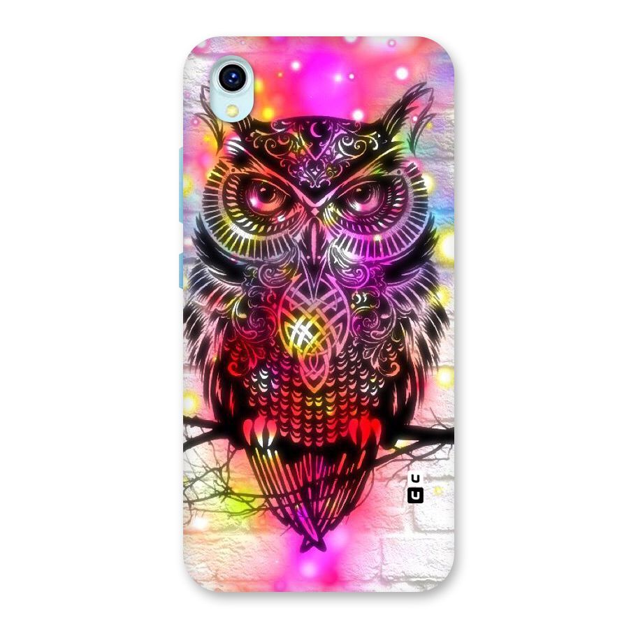 Colourful Owl Back Case for Vivo Y1s