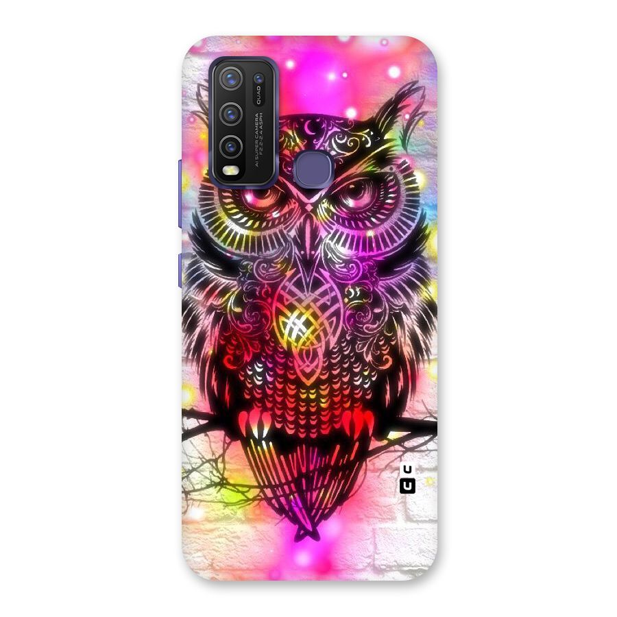 Colourful Owl Back Case for Vivo Y50