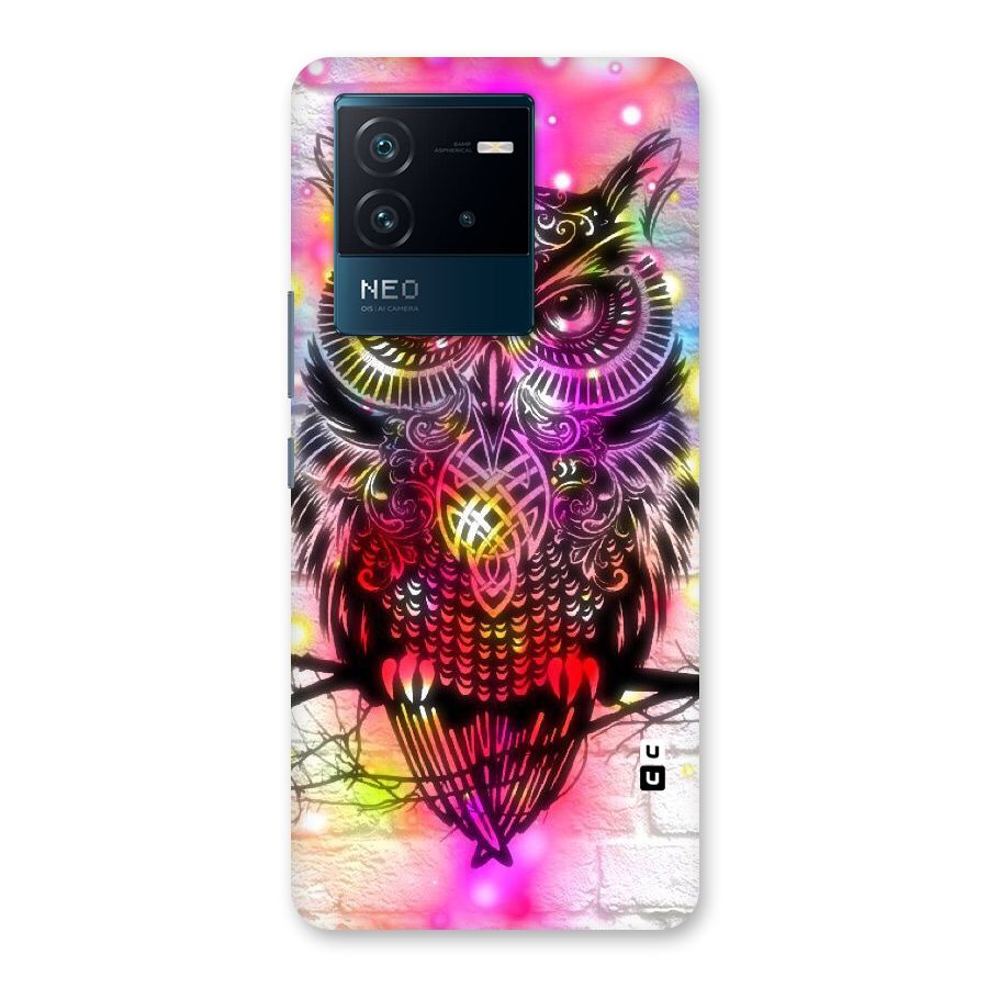 Colourful Owl Back Case for Vivo iQOO Neo 6 5G