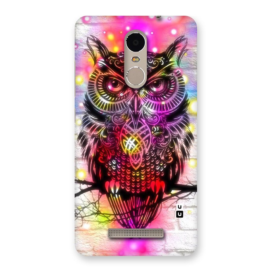 Colourful Owl Back Case for Xiaomi Redmi Note 3