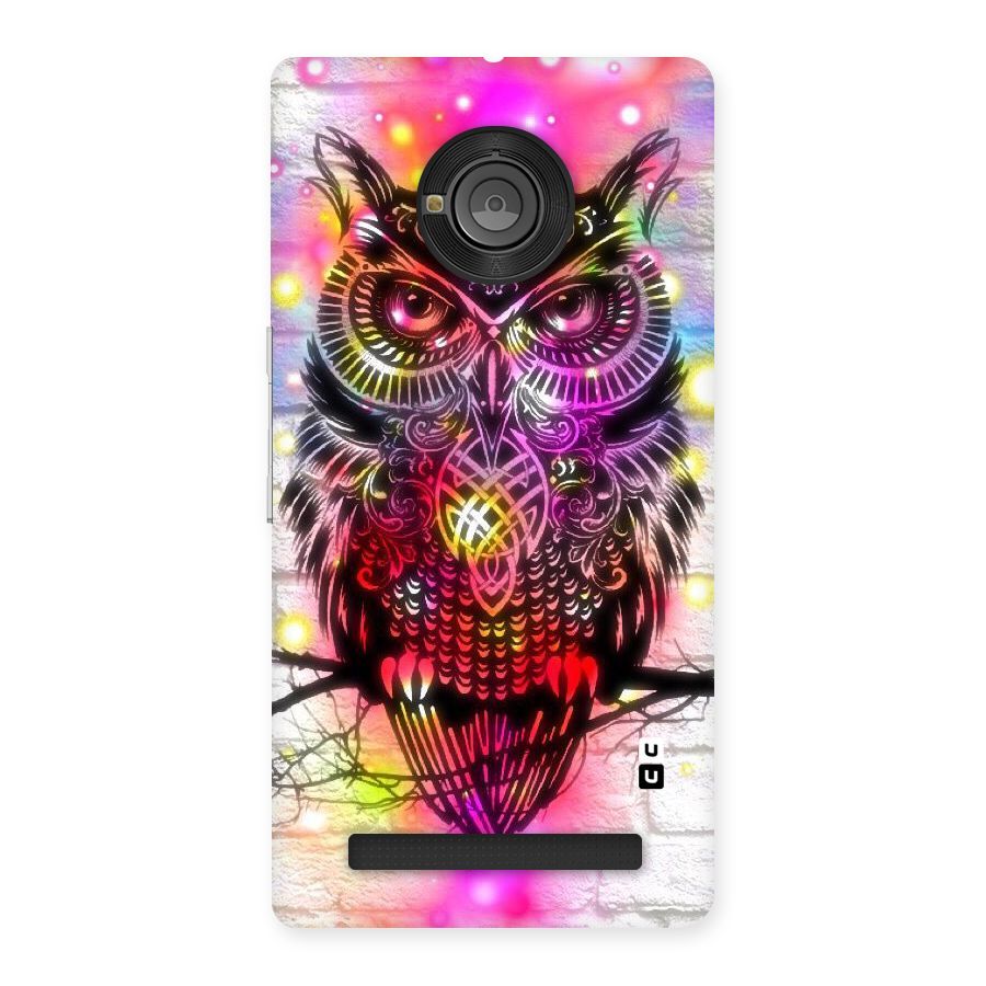 Colourful Owl Back Case for Yu Yunique