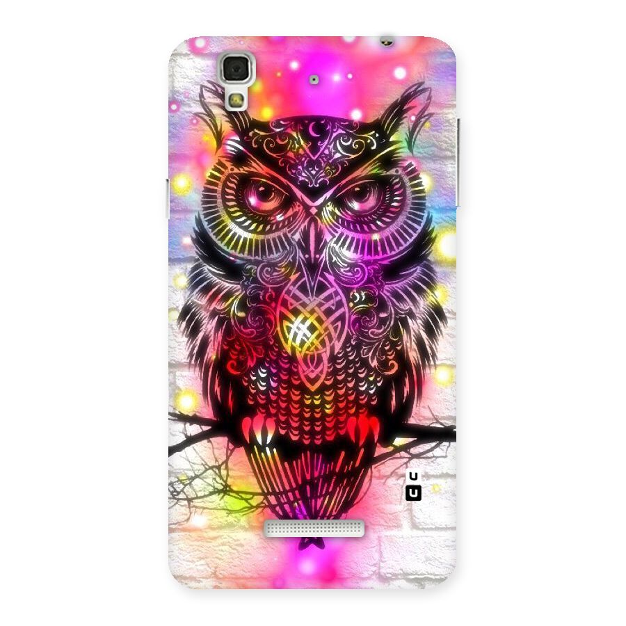 Colourful Owl Back Case for Yu Yureka