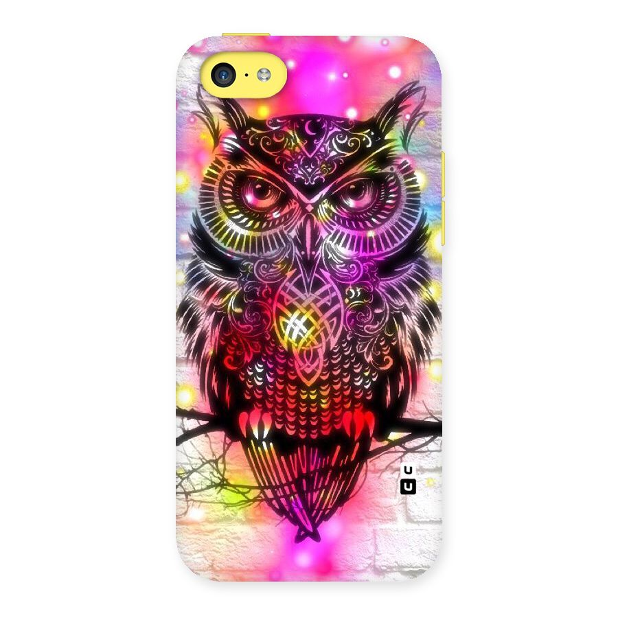 Colourful Owl Back Case for iPhone 5C