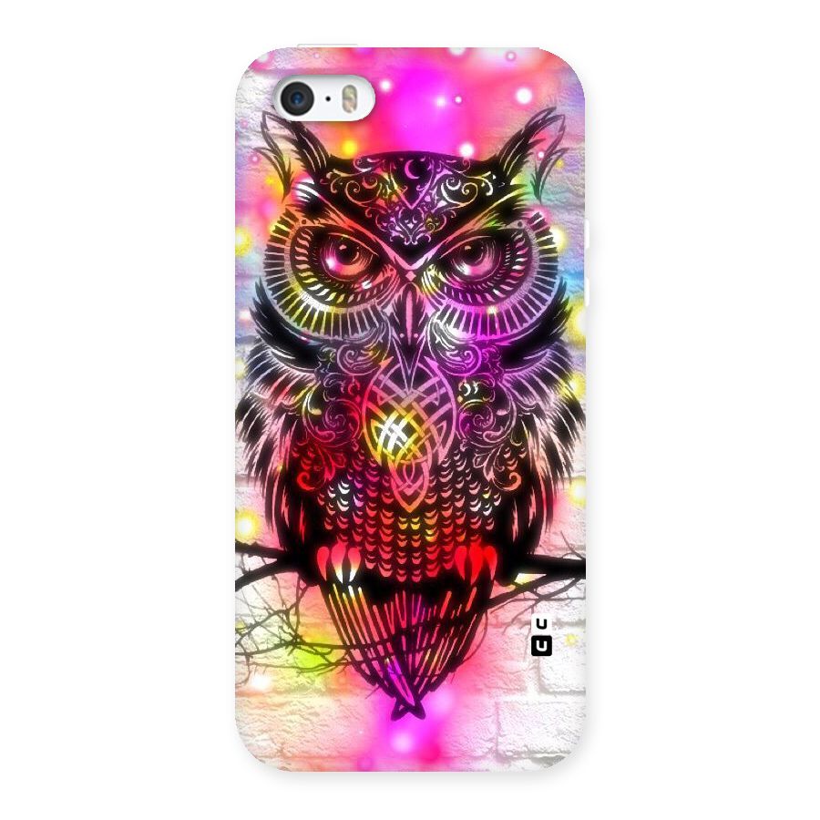 Colourful Owl Back Case for iPhone SE