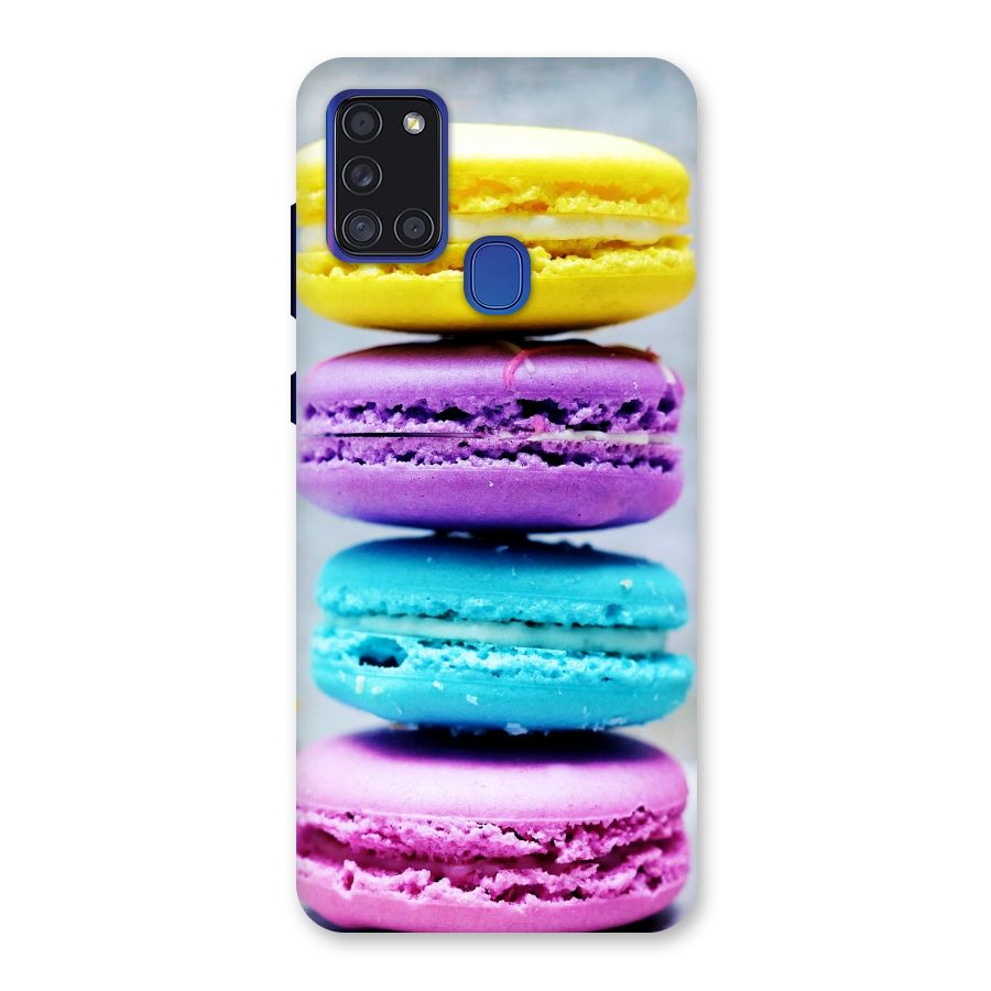 Colourful Whoopie Pies Back Case for Galaxy A21s