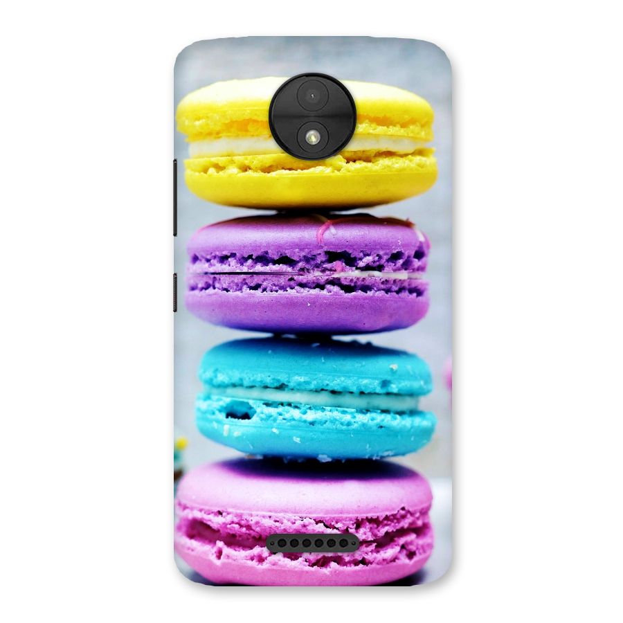 Colourful Whoopie Pies Back Case for Moto C