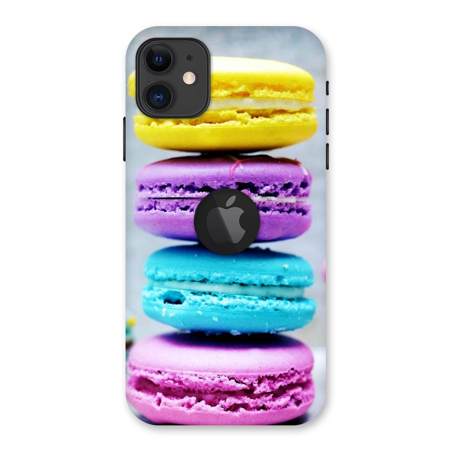 Colourful Whoopie Pies Back Case for iPhone 11 Logo Cut