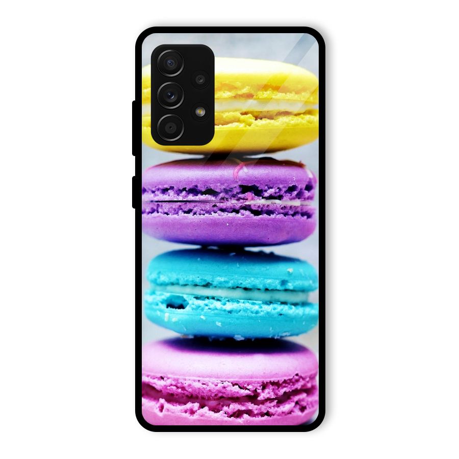 Colourful Whoopie Pies Glass Back Case for Galaxy A53 5G