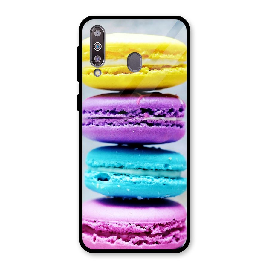 Colourful Whoopie Pies Glass Back Case for Galaxy M30