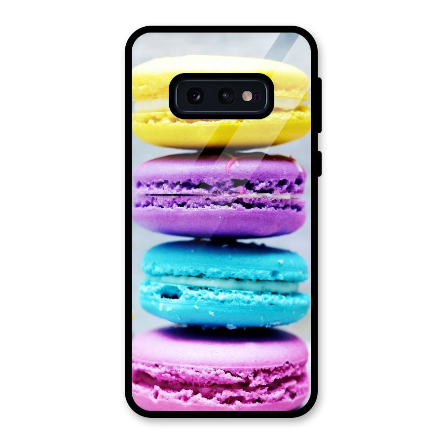 Colourful Whoopie Pies Glass Back Case for Galaxy S10e