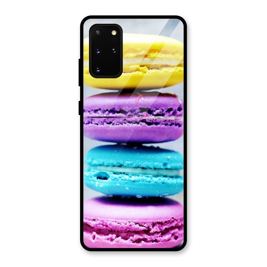 Colourful Whoopie Pies Glass Back Case for Galaxy S20 Plus