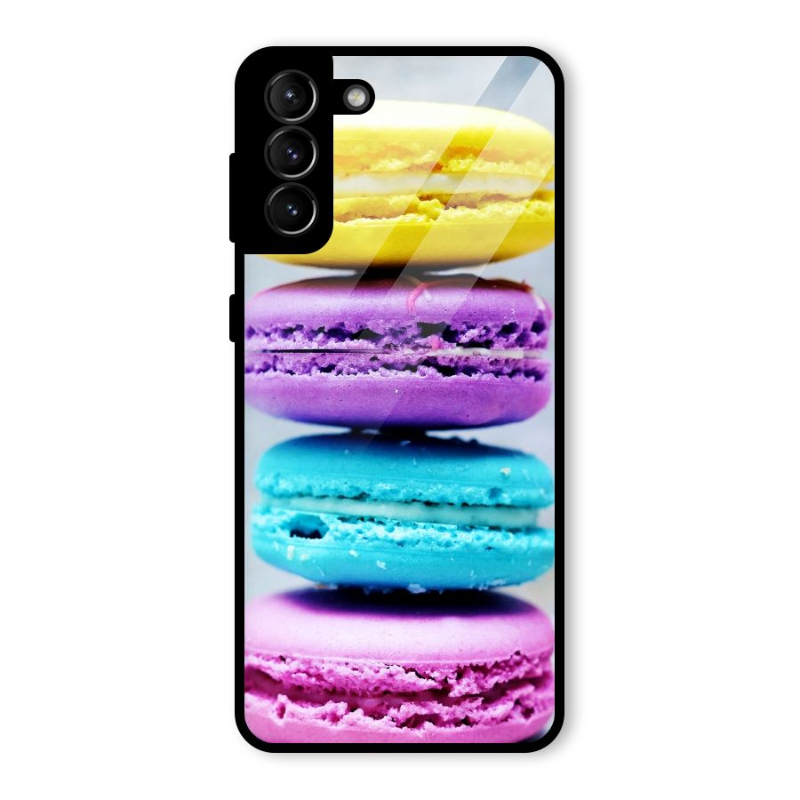 Colourful Whoopie Pies Glass Back Case for Galaxy S21 Plus