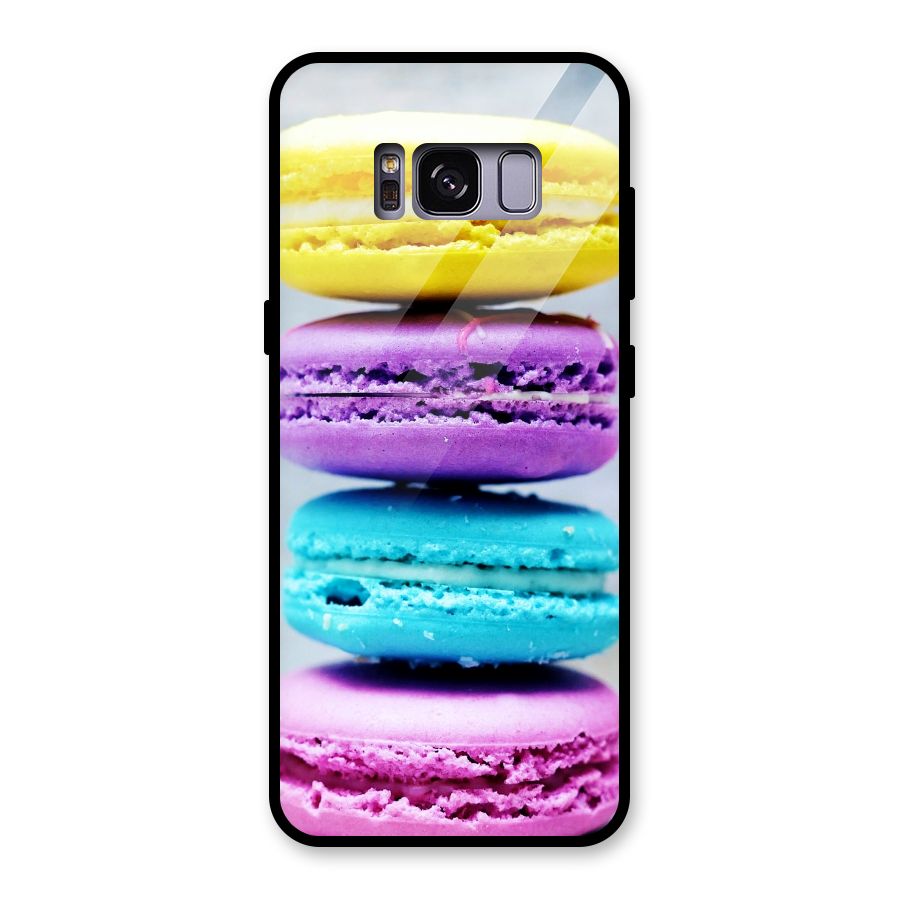 Colourful Whoopie Pies Glass Back Case for Galaxy S8