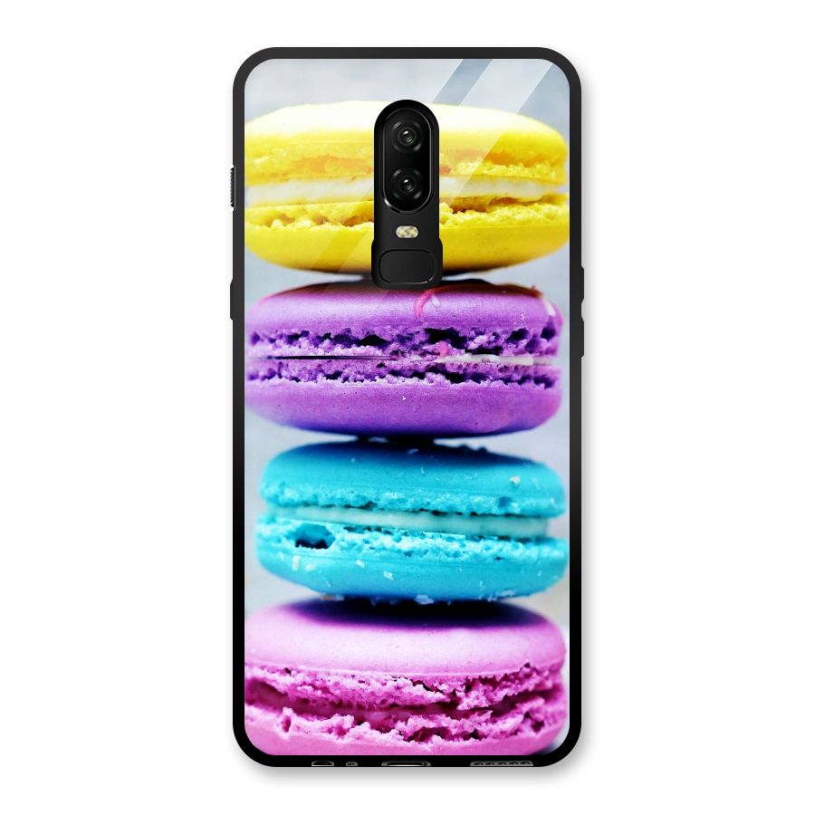 Colourful Whoopie Pies Glass Back Case for OnePlus 6