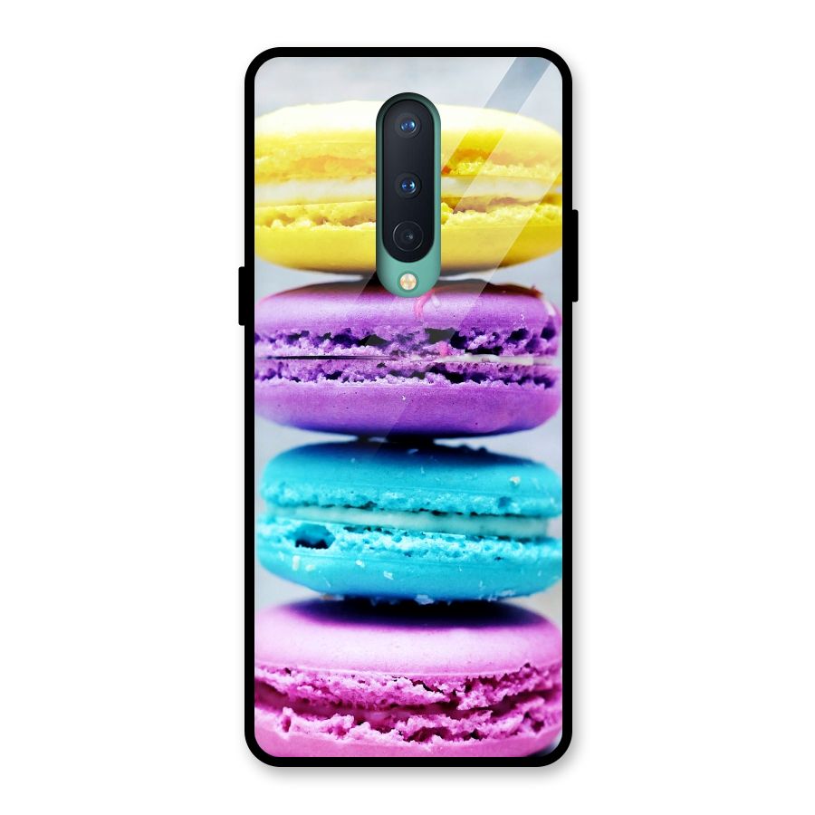 Colourful Whoopie Pies Glass Back Case for OnePlus 8