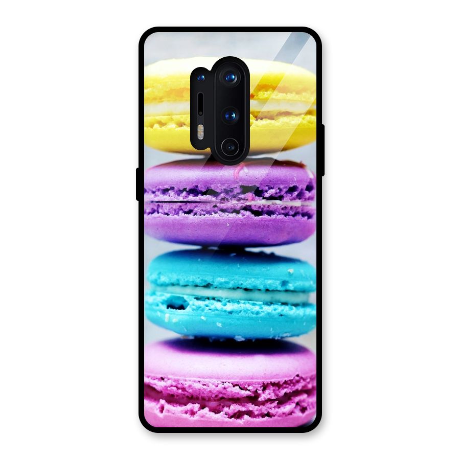Colourful Whoopie Pies Glass Back Case for OnePlus 8 Pro